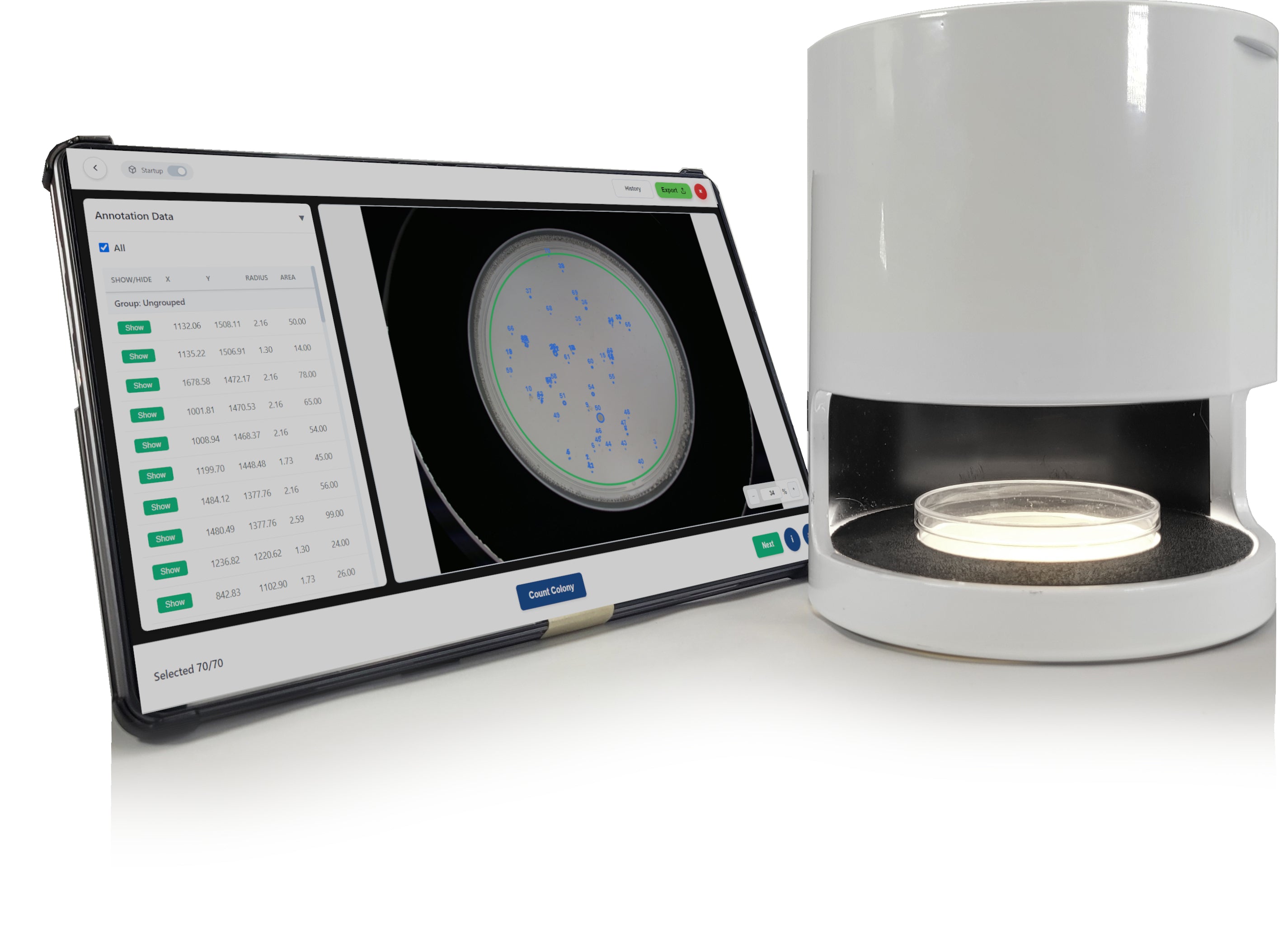 IncuCount 150 Automated Colony Counter - Fast & Accurate – Newlander